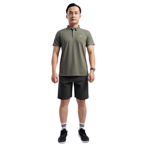 เสื้อกอล์ฟผู้ชายแบบธรรมดาแขนสั้นกันยับกันรอยปรับแต่งโลโก้ได้ตามต้องการ - Product Image 2