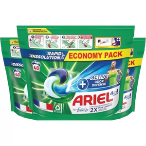 Capsules de détergent à lessive Ariel 4-en-1-Contrôle actif des odeurs-120 dosettes de lavage (3x40 dosettes) - Product Image 5