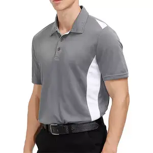 OEM 2024 broderie personnalisée polo pour hommes tissu de luxe en coton et polyester avec logo de grande taille t-shirt de luxe pour le golf - Product Image 2