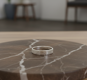 Bague de fiançailles classique en argent sterling 925 pour femme, bouclier d'amour, pour fête, sans nickel et sans plomb - Product Image 6