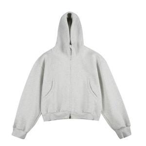 Haute qualité hiver 500G poids lourd haute rue ue taille américaine à capuche hommes et femmes impression numérique perlée marque veste manteau - Product Image 6