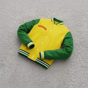 Chaqueta Bomber Varsity de Invierno para Hombre de Alta Calidad, Personalizada, con Ribete de Piel de Oveja, Material de Poliéster/Algodón - Product Image 5