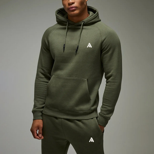 Conjunto Deportivo Casual Ecológico para Hombre con Capucha y Pantalones Jogger, Logotipo/Diseño Personalizado, 100% Algodón, Diseño Liso - Product Image 3