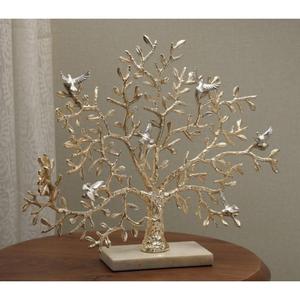 Support de Bijoux Élégant en Métal Arbre Oiseaux Sur le Dessus Prix Pas Cher Objet d'Arbre de Noël Décoratif en Métal Artisanat Décoration de Maison Fournitures de Noël - Product Image 2