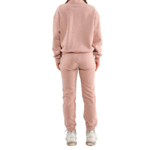 Algodón Otoño Invierno cremallera de gran tamaño de lana conjunto de dos piezas ropa de mujer Crop Top chándales Sudadera con capucha 2025 - Product Image 2