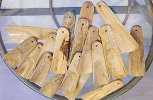 Steembeach Klaxon en bois d'acacia et plastique pour chausse-pied en bois de mangue - Product Image 4