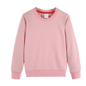 OEM personnalisé vierge surdimensionné 100% coton pull-over pour enfants coupe régulière manches longues imprimé motif pull - Product Image 3