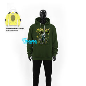 Sudadera con Capucha de Kevlar para Motociclistas, Personalizada, con Almohadillas de Protección Extraíbles, Protección para Verano/Invierno - Product Image 3