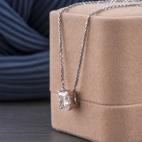 Colgante de Diamante Cultivado en Laboratorio CVD de 1.53 Quilates, Corte Brillante, Oro Blanco Sólido de 14K, Certificado IGI, Joyas Finas para Mujer