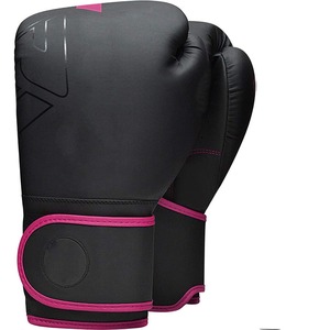 Guantes de boxeo de entrenamiento con logotipo personalizado, gran venta de cuero personalizado simple y cuero PU PVC para adultos, tamaño de 8oz para gimnasios - Product Image 2