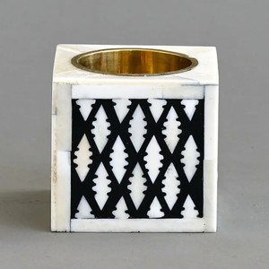 บาคูอร์อินเดียสีเทาเข้มฝังกระดูกสไตล์ที่เป็นเอกลักษณ์ของไม้เอ็มดีเอฟธูปรูปทรงสี่เหลี่ยมมีกลิ่นหอมออกแบบเฉพาะสำหรับเดือนรอมฎอนพิเศษ - Product Image 5