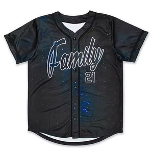 Uniformes de Béisbol y Sóftbol Personalizados al por Mayor para Hombre, Camisetas con Estampado Personalizado del Equipo de EE. UU., Antibacterianas, 100% Poliéster, Camiseta Cosida - Product Image 1