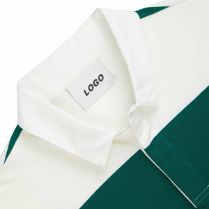 เสื้อรักบี้ผ้าฝ้ายแขนยาวระบายอากาศได้ดีสำหรับทั้งชายและหญิงเสื้อรักบี้ผ้าฝ้ายสำหรับ100% ออกแบบได้ตามต้องการ - Product Image 2