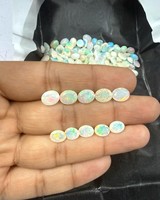 Pierres taillées d'opale éthiopienne naturelle 137 Ct et opale de feu multicolore en vrac pour la fabrication de bijoux, pierre précieuse d'opale en vrac