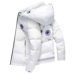Manteaux d'hiver pour hommes de haute qualité, écologiques, à séchage rapide, parkas rembourrés en toile premium, coupe-vent en polyester et coton, grandes tailles - Product Image 4