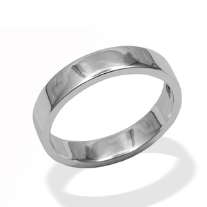 Simple design wholesale classic band 925 sterling silver <b>plain</b> band wedding <b>ring</b> for men's accessories jewellery - Product Image 5