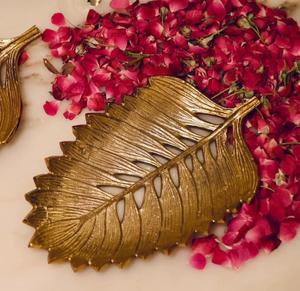 Support décoratif pour fruits en forme de feuille, finition de qualité supérieure, taille personnalisable, vaisselle de haute qualité, bol en forme de feuille pour la décoration de la maison, type de vaisselle - Product Image 3