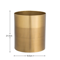 Poubelles en laiton en acier personnalisées pour le stockage des déchets de papier pour la maison et le bureau disponibles en Inde