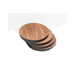 Sous-verre en bois d'acacia rond de qualité supérieure pour boire du thé, produit solide très vendu pour la maison, l'hôtel, le restaurant - Product Image 1
