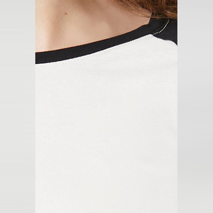 Ropa de verano 180 Gsm, diseño ajustado a la moda, cuello redondo, mangas completas, diseño corto de alta calidad, camisas de manga larga para mujer - Product Image 6