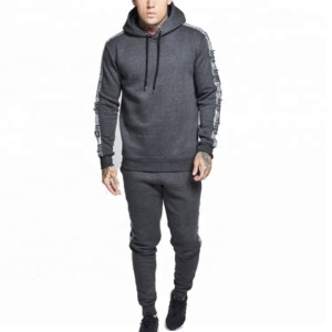 Wholesale <b>Embroidery</b> Cropped Oversized Hoodies Men High Quality Custom Heavyweight Printing Hoodie Tracksuits for men - Product Image 2
