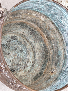 Pots et jardinières en métal martelé sur mesure, pots et jardinières de jardin, vente en gros de jardinières et de pots de jardin en métal, grande jardinière d'extérieur dorée - Product Image 6