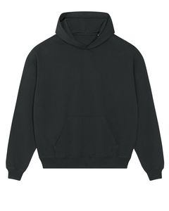 <b>Dark</b> <b>Grey</b> 500Gsm Cotton Oversized Reflective <b>Hoodie</b> for <b>Men</b> Custom Embossed Digital Printed Plain Dyed for Winter - Product Image 1