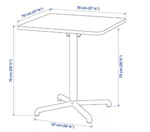 โต๊ะในร้านอาหารโรงอาหาร - Product Image 1