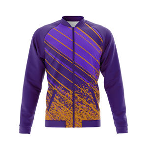 Veste de sport à fermeture éclair intégrale durable, vêtements d'équipe |   Chaud, respirant, séchage rapide |   Tailles Homme Femme Jeunesse |   Veste d'entraînement - Product Image 5