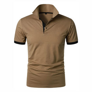 Casual usa botón diseño hombre de negocios verano al aire libre nuevo estilo Manga corta buena venta polos - Product Image 1