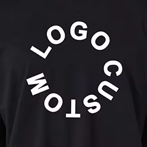 Camiseta de hombro caído con estampado de logotipo personalizado de peso pesado para hombre, camisetas holgadas de gran tamaño holgadas - Product Image 3