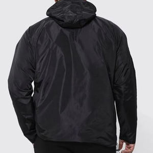 เสื้อแจ็กเก็ตโค้ชผ้าแคนวาสสำหรับผู้ชายทำจากผ้าแคนวาสใส่โลโก้แบรนด์ของคุณได้ตามต้องการ - Product Image 3