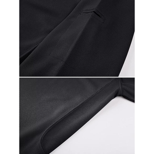 Polyester à manches courtes pour hommes personnalisés de haute qualité pour Polo T-Shirt été style décontracté avec tissu de toile à motif solide - Product Image 3