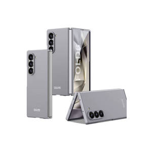 Étui de protection rigide premium pour Samsung Galaxy Z Fold 6, coque en silicone ATA durable, anti-traces de doigts, électroplaqué, emballé - Product Image 1