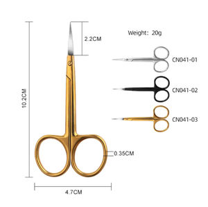 Ciseaux à ongles courbés en acier inoxydable lames tranchantes de haute qualité manucure professionnelle pédicure coupe-cuticules outils de beauté - Product Image 3
