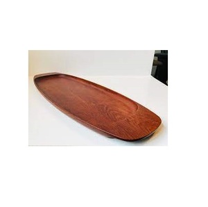 Plateau en bois de haute qualité et forme de feuille de taille personnalisée et dernier design poli brillant et décoration de table - Product Image 4