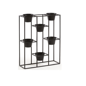 Maceta de Metal decorativa hecha a mano con soporte para plantas de interior y exterior, maceta estética Vintage para el hogar, balcón, maceta de jardín - Product Image 2