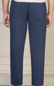 2025 fait hommes pantalons décontractés taille haute confortable 100% coton toile tissu imperméable écologique couleur unie - Product Image 3