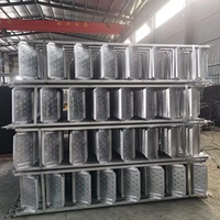 Vente directe d'usine, échafaudage pliable de sécurité, mobile, pré-galvanisé, escalier pour bâtiment