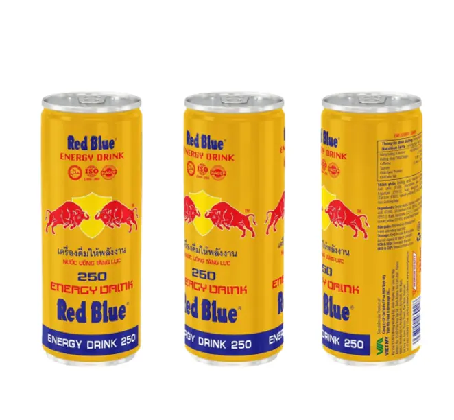 Bevanda energetica al miglior prezzo Red Blue 250ml può bevande energetiche toro in scatola