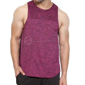Camiseta sin mangas de algodón XL personalizada para hombre, chaleco de gimnasio de malla transpirable de secado rápido, chaleco de entrenamiento de punto informal de Color sólido, novedad de 2024 - Product Image 1