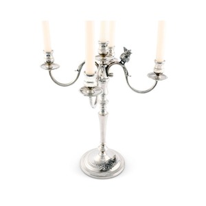 เชิงเทียนอลูมิเนียมทันสมัยขายดีประดับโต๊ะสำหรับงานอีเวนต์ของขวัญสุดหรูพร้อมผิวขัดเงาสำหรับส่งออก - Product Image 5