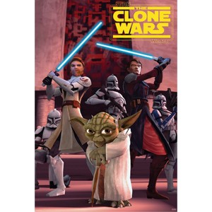 Póster de Star Wars: The Clone Wars, Estilo Moderno, Arte de Pared en Papel Resistente - Product Image 1