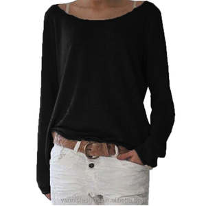 เสื้อยืดลำลองสำหรับผู้หญิงขนาดใหญ่พิเศษเสื้อยืดสีทึบระบายอากาศได้ดีผ้าโพลีเอสเตอร์/ ผ้าฝ้ายพิมพ์โลโก้ได้ตามต้องการ - Product Image 4