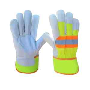 Recién llegado, guantes de trabajo de cuero, el mejor estilo duradero, antideslizante con precio razonable, guantes de trabajo de cuero de fabricación - Product Image 1