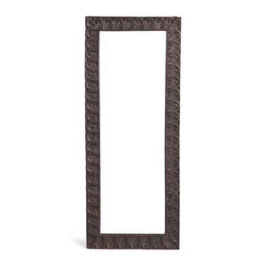 Cadre de miroir en bois, cadre de miroir vintage, accessoire décoratif, décoration artisanale d'espace de vie, miroir design en gros - Product Image 1