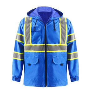 Chaqueta Impermeable y Elegante con Chaleco Reflectante de Alta Visibilidad, Chaqueta de Seguridad con Forro Polar Cálido y Transpirable - Product Image 1