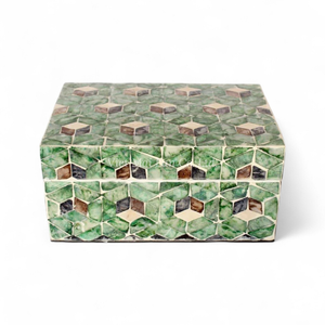 Caja de Almacenamiento Moderna de Lujo Hecha a Mano con Incrustaciones de Nácar, Diseño Flexible, Precio de Fábrica - Product Image 1