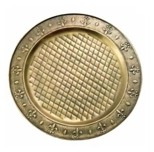 Assiette finie en chrome brillant en métal de vente directe d'usine avec l'assiette de chargeur de la meilleure qualité pour l'arrivée chaude d'utilisation de vaisselle - Product Image 6