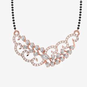 Mangalsutra Cultural Coleccionable para Mujer con Diamante Moissanita y Joyería de Plata Esterlina - Product Image 5